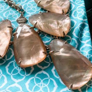 Kendra Scott Rose Gold Harlow in Peach Illusion